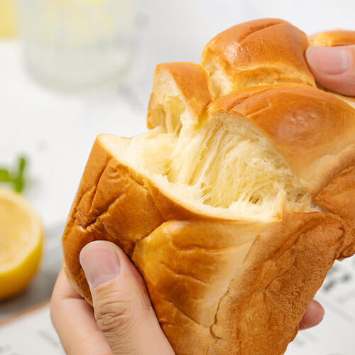 曼可顿香浓黄金堡法式布里欧修软丝面包营养早餐食品休闲手撕面包