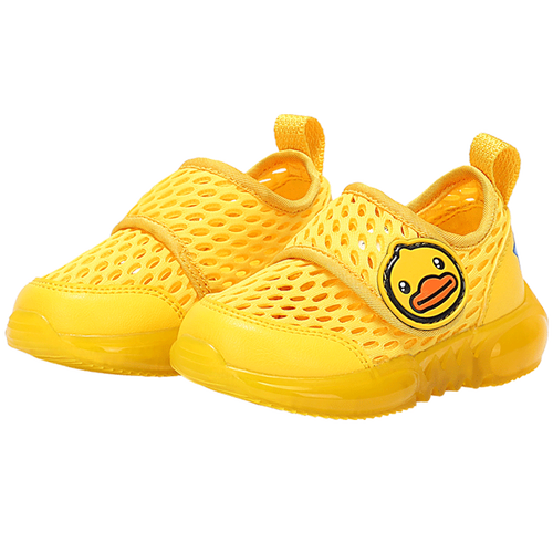 bduck小黄鸭童鞋儿童运动鞋夏季新款防滑学步鞋男女宝宝单网透气机能