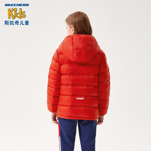 skechers斯凯奇儿童三防羽绒服2022新品男童女童外套石墨烯蓄热保暖