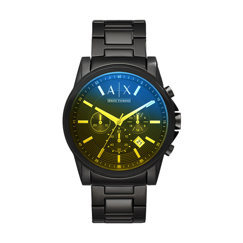 阿玛尼armaniexchange阿玛尼手表男士ax男表石英黑武士欧美腕表情人节