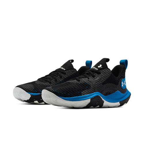 安德玛underarmourspawn3男女舒适缓震篮球鞋运动鞋情侣鞋3023738黑色