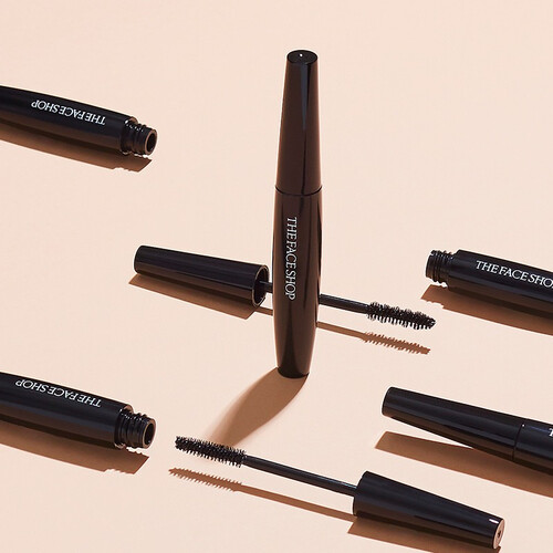 菲诗小铺(the face shop)黑杆睫毛膏防水快干易洗不晕染自然根根分明