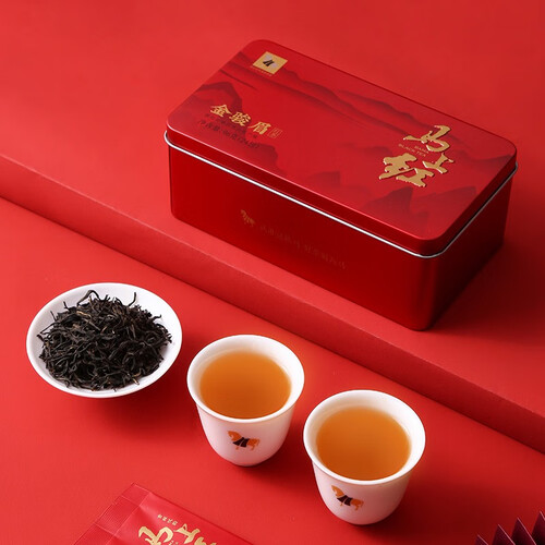 八马茶业红茶 plus会员:bamatea 八马茶业 一级 马上红 吉祥双韵 红茶