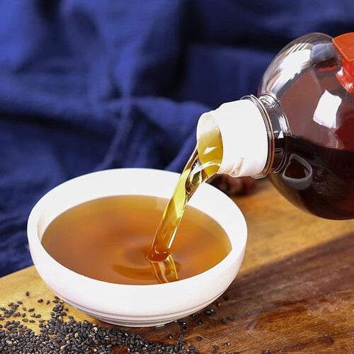 芝麻妞小磨香油芝麻油无添加月子食用油凉拌菜家用香油500ml白芝麻油