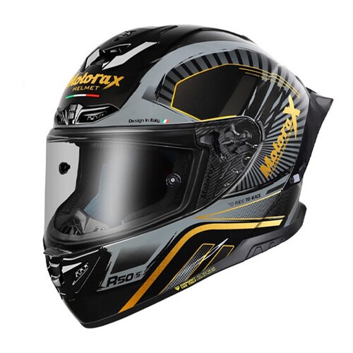 motorax摩雷士r50s摩托车头盔全盔男女海贼王锦鲤天才机车四季通用