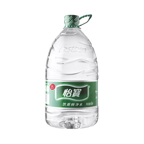 怡宝 饮用水 纯净水6l*3桶装水 整箱装 38.