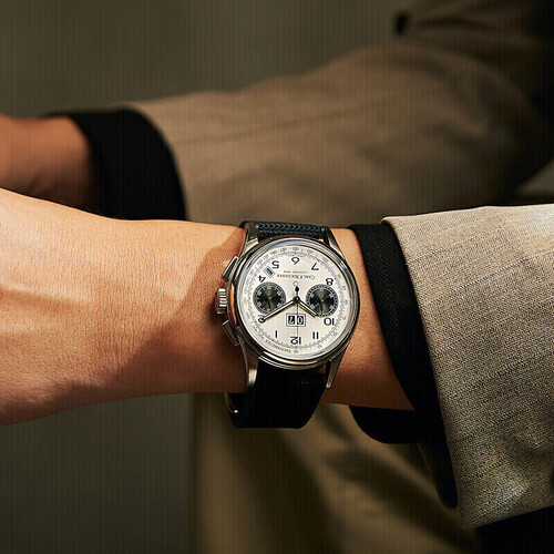 carlfbucherer宝齐莱瑞士手表传承系列年历双计时码表机械男表