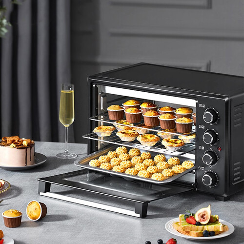 苏泊尔supor家用多功能电烤箱35升大容量易操作上下独立控温可拆洗炉