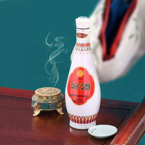 汾酒【厂方运营】杏花村48度乳玻汾 琵琶汾475ml*6瓶 清香型白酒 409