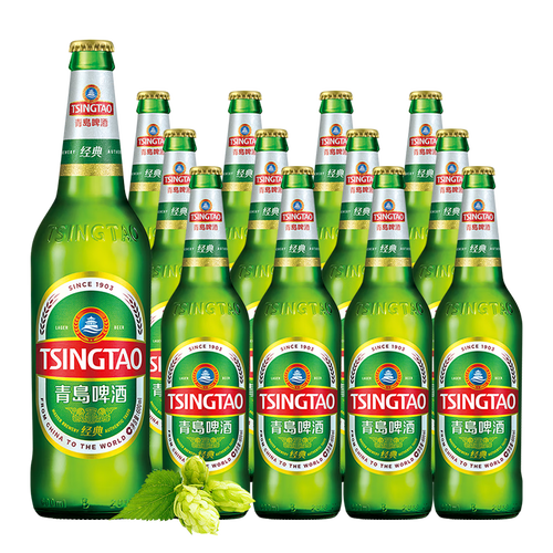 青岛啤酒(tsingtao)啤酒 tsingtao 青岛啤酒 经典啤酒 600ml*12瓶