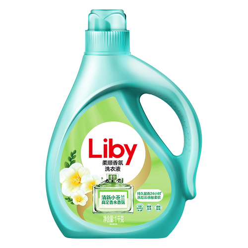 立白普通洗衣液 liby 立白 柔顺香氛洗衣液 2kg 清新小苍兰多少钱-聚