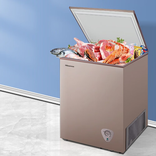 海信100l 一级能效减霜冷柜 冷藏冷冻转换变温冰柜 小型家用母婴单温