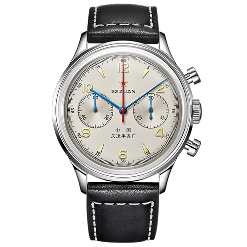 海鸥seagull手表航空系列计时码表舒克贝塔联名机械表男士腕表1963