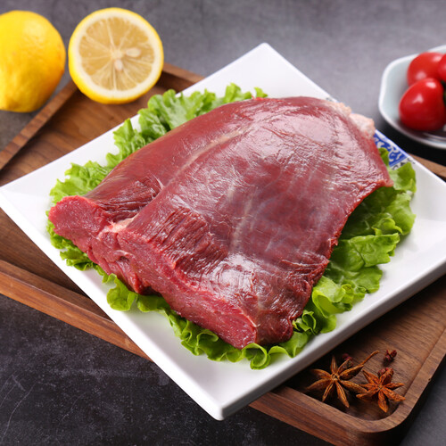 黑驴王子东阿阿胶国产驴腿肉500g袋冷冻排酸精修驴肉