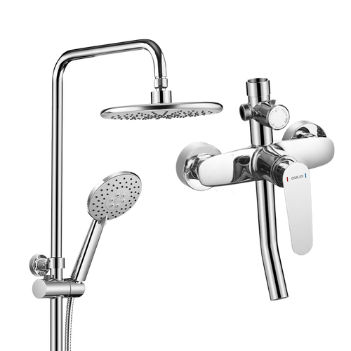 欧琳(oulin)淋浴花洒 oulin 欧琳 三出水淋浴花洒套装 ch305s多少钱