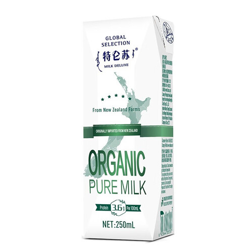 特仑苏环球精选有机纯牛奶250ml×24包(新西兰进口) 90元(需用券,多重