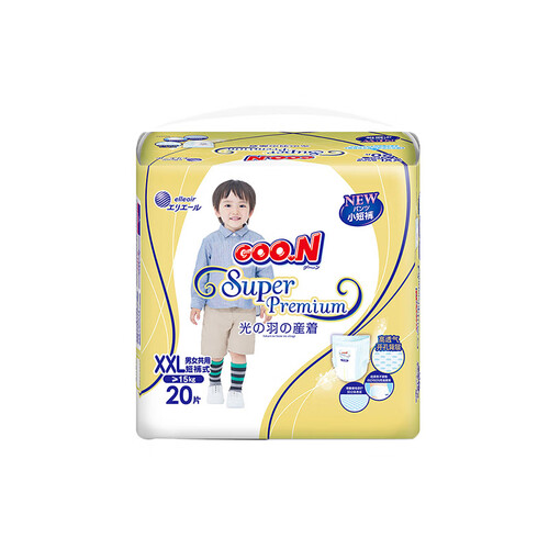 n)婴童纸尿裤 goo.n 大王 光羽系列 拉拉裤 xxl20片多少钱-聚超值