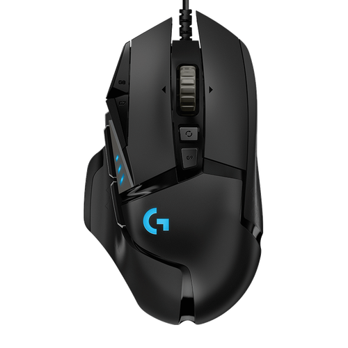 罗技(g) g502 hero主宰者 有线游戏鼠标 rgb电竞机械鼠标可配重 lolcf