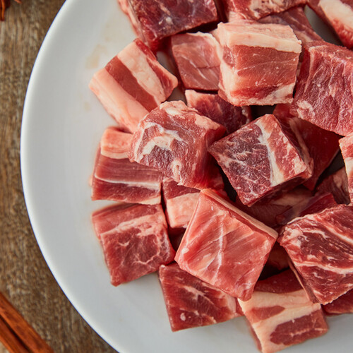 恒都 国产原切牛腩块500g 冷冻 谷饲牛肉 54.