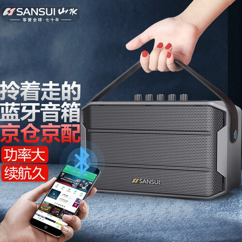山水（SANSUI） SA4-06蓝牙音箱便携式广场舞户外蓝牙音响无线