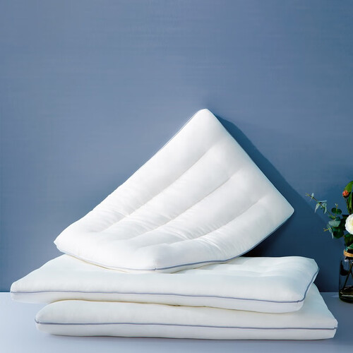 百丽丝 全棉枕头芯颈椎枕 五星级酒店枕头 高弹纤维枕芯 成人低枕 106