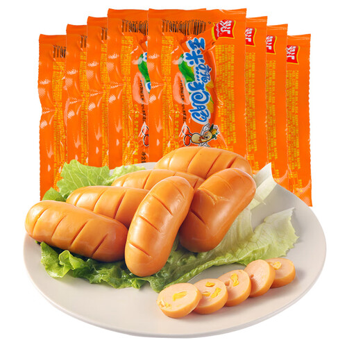 双汇火腿肠玉米热狗40g16支网兜装