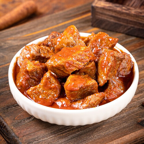 琴岛青鸟 红烧牛肉罐头罐罐装方便食品下饭菜零食熟食 牛肉罐头【125g