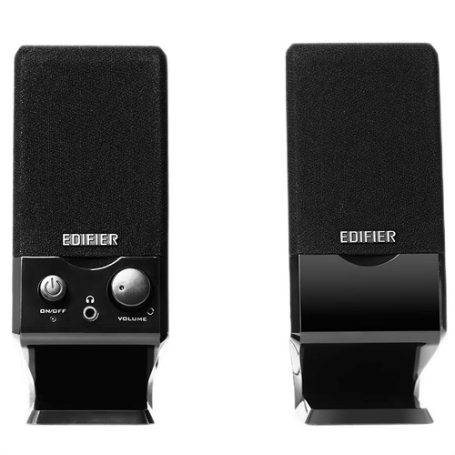 漫步者edifier多媒体电脑20声道音箱usb接口迷你便携式音响r10u黑色