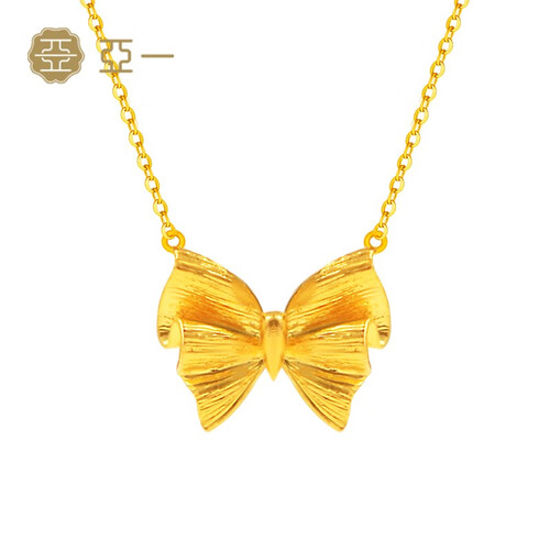 亚一黄金套链 26日0点:亚一 在逃公主蝴蝶结项链 3.83g多少钱-聚超值