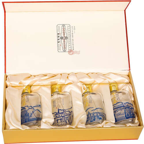 12345678910金陵春酒金陵故事(伴手礼)125ml*4瓶 45度 浓香型纯粮酒