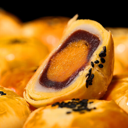 比比赞bibizan咸蛋黄酥雪媚娘早餐面包美食品整箱零食网红零食蛋黄酥