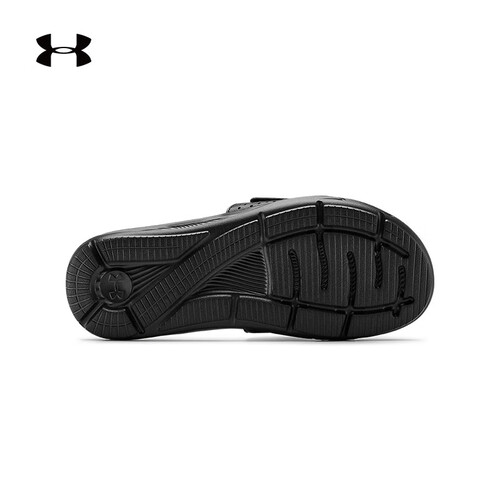 安德玛（Under Armour）运动拖鞋 UNDER ARMOUR 安德玛 拖鞋男女鞋官方春夏新款魔术贴4D棉踩屎感休闲运动外穿防滑沙滩 ...