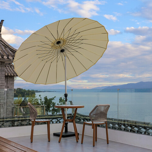 紫叶(ziye)其它户外家具 紫叶户外遮阳伞中柱伞室外大太阳伞酒吧街