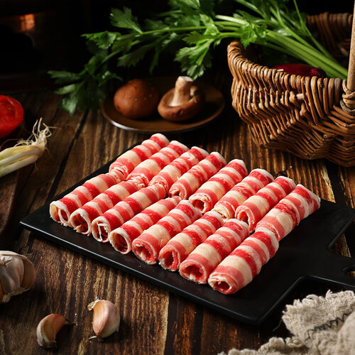 京觅澳洲安格斯谷饲肥牛卷500g原切牛肉卷京东旗下生鲜自有品牌