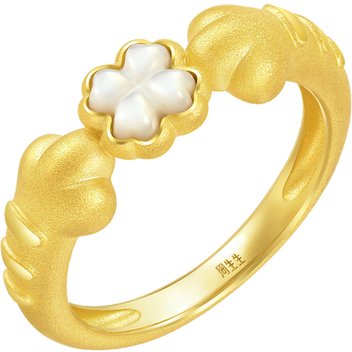 周生生(chow sang sang)黄金戒指 chow sang sang 周生生 足金虎爪