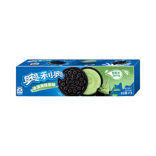奥利奥(oreo)夹心饼干 oreo 奥利奥 夹心饼干 冰淇淋抹茶味 97g 任选8