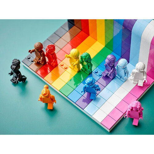 乐高(lego)40516 彩虹人仔 积木拼搭玩具方头仔系列 239元-聚超值