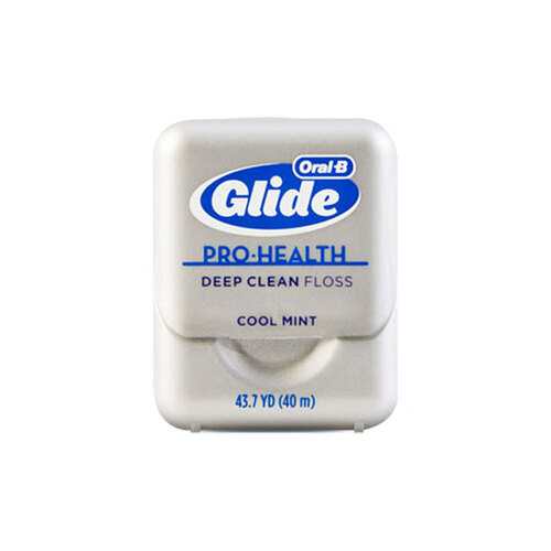 欧乐b专业洁齿牙线卷劲爽深洁40m可用100次细滑扁线便携护龈美国进口