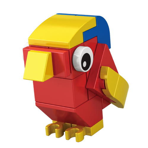 开益小颗粒积木拼搭动物世界儿童启蒙玩具送人男孩女孩生日礼物612岁