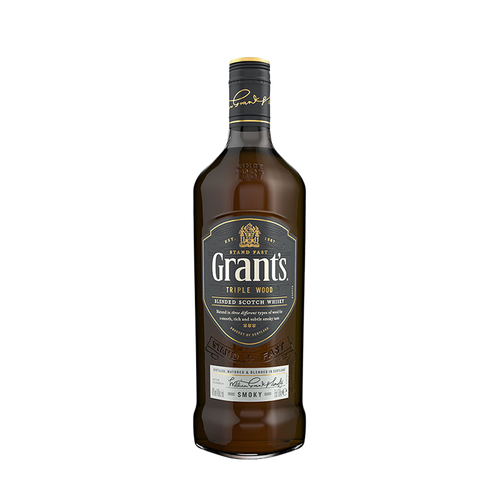 格兰(grants)威士忌 grants 格兰 清雅泥煤 苏格兰 调和威士忌 40%