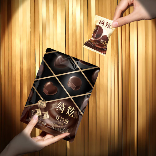 伊利冰淇淋 shuhua 舒化 伊利绮炫炫玲珑黑巧味冰淇淋 9.