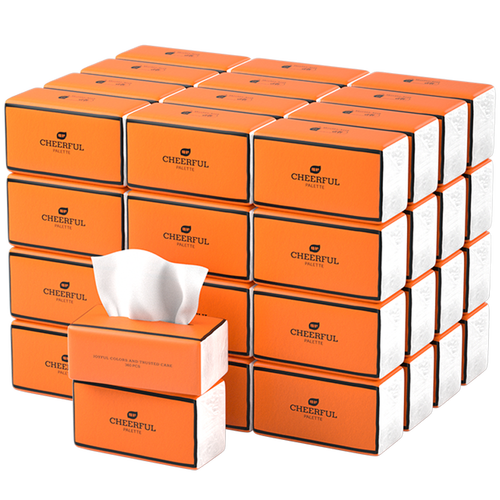 植护抽纸 植护 气垫纸巾 大号抽纸婴儿面巾纸抽 20包整箱(橙色)多少钱