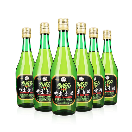 竹叶青(chuyehching)白酒 竹叶青 酒 杏花村汾酒 玻瓶竹叶青酒 45度 4