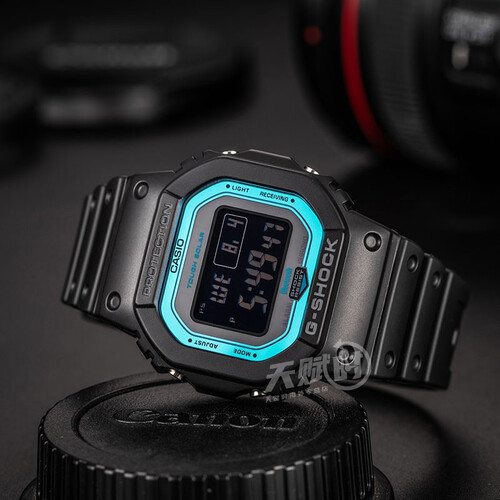 卡西欧casio男表gshock太阳能电波蓝牙小方块运动手表gwb56002