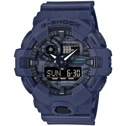 casio 卡西欧 g-shock系列 男士石英表 ga-700ca-2apr多少钱-聚超值