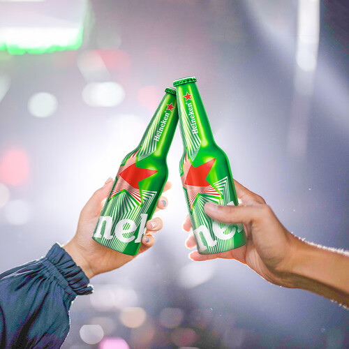 喜力heineken经典铝瓶黄啤酒330ml24瓶整箱装