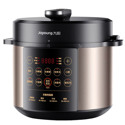 九阳(joyoung)5升家用电压力锅压力煲可立上盖高压电饭锅开盖营养煮