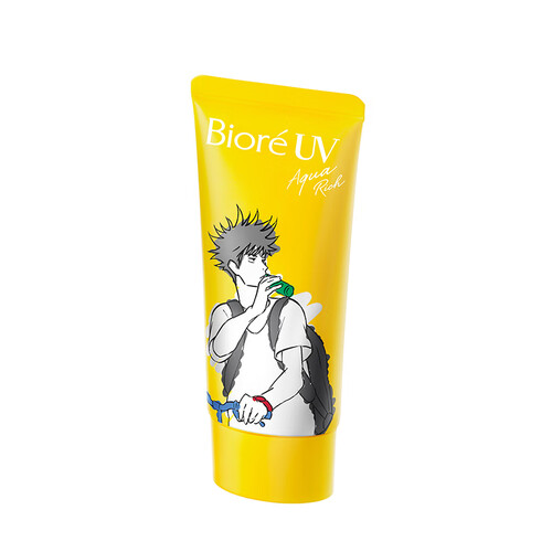 花王碧柔(biore)碧柔水活防晒水润凝蜜咒战黄50g spf50  pa    隔离