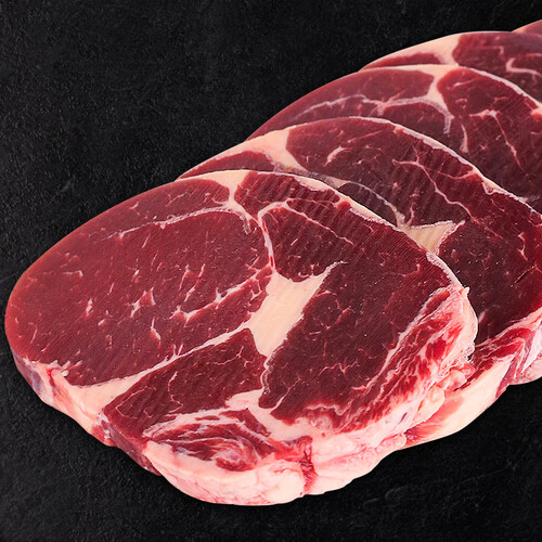 美享时刻aaa级黑安格斯眼肉原切牛排250g片谷饲200天美国进口厚切雪花