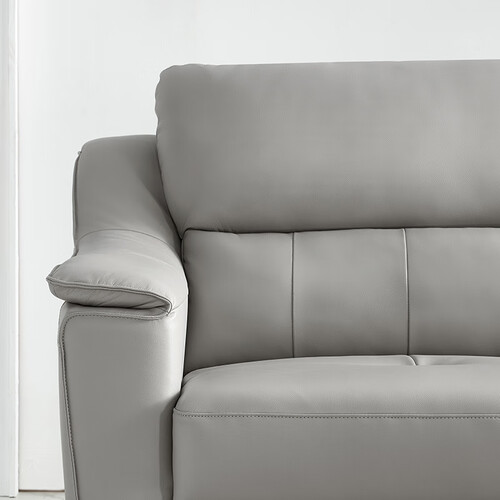 全友(quanu)皮艺沙发 quanu 全友 102628 简约皮艺沙发 1 3 转右 燕麦